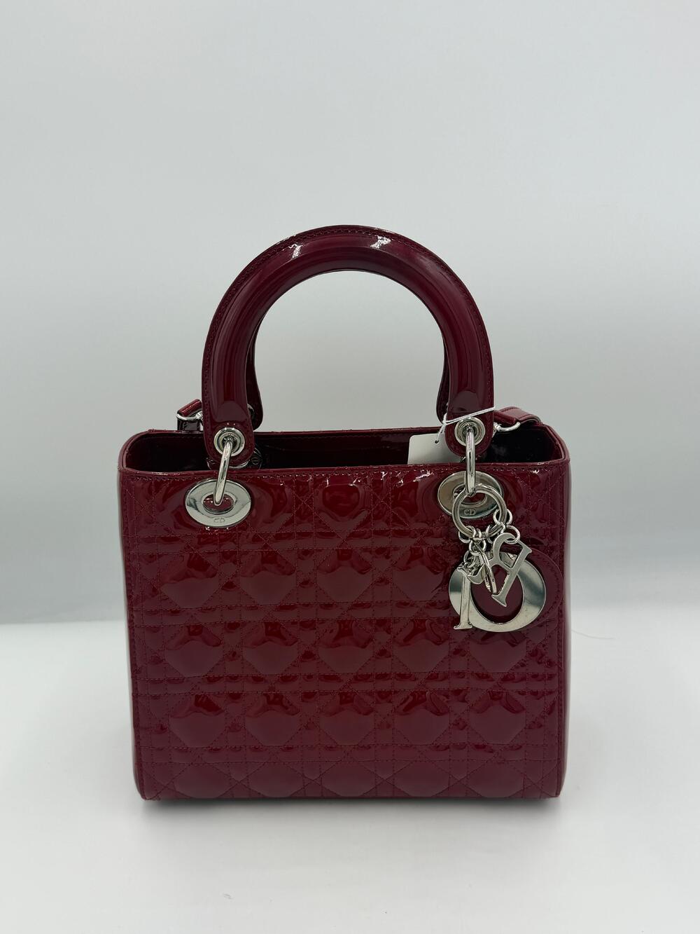 Dior Patent Lady Dior w/ Strap